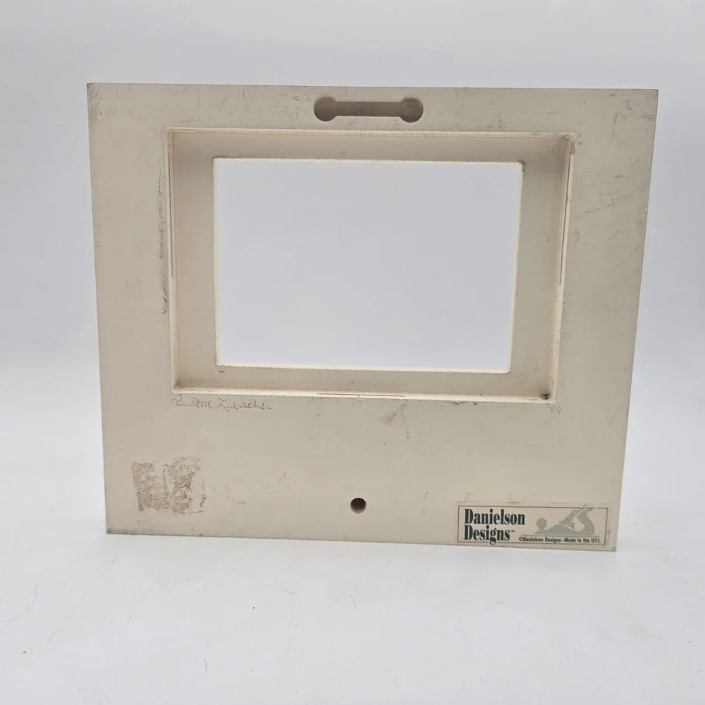Danielson Designs Sandpiper Bird Wood Photo Frame Paulette Kuercher Cream 3.5x5